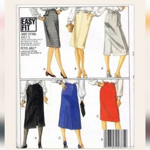 McCalls 9196 Vintage sewing pattern 1984 size 12 skirt uncut